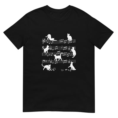 Katzen und Notenlinien - Herren T-Shirt Other_Niches xxx yyy zzz Black