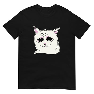 Weinende Katze mit traurigem Gesicht - Herren T-Shirt Other_Niches xxx yyy zzz Black