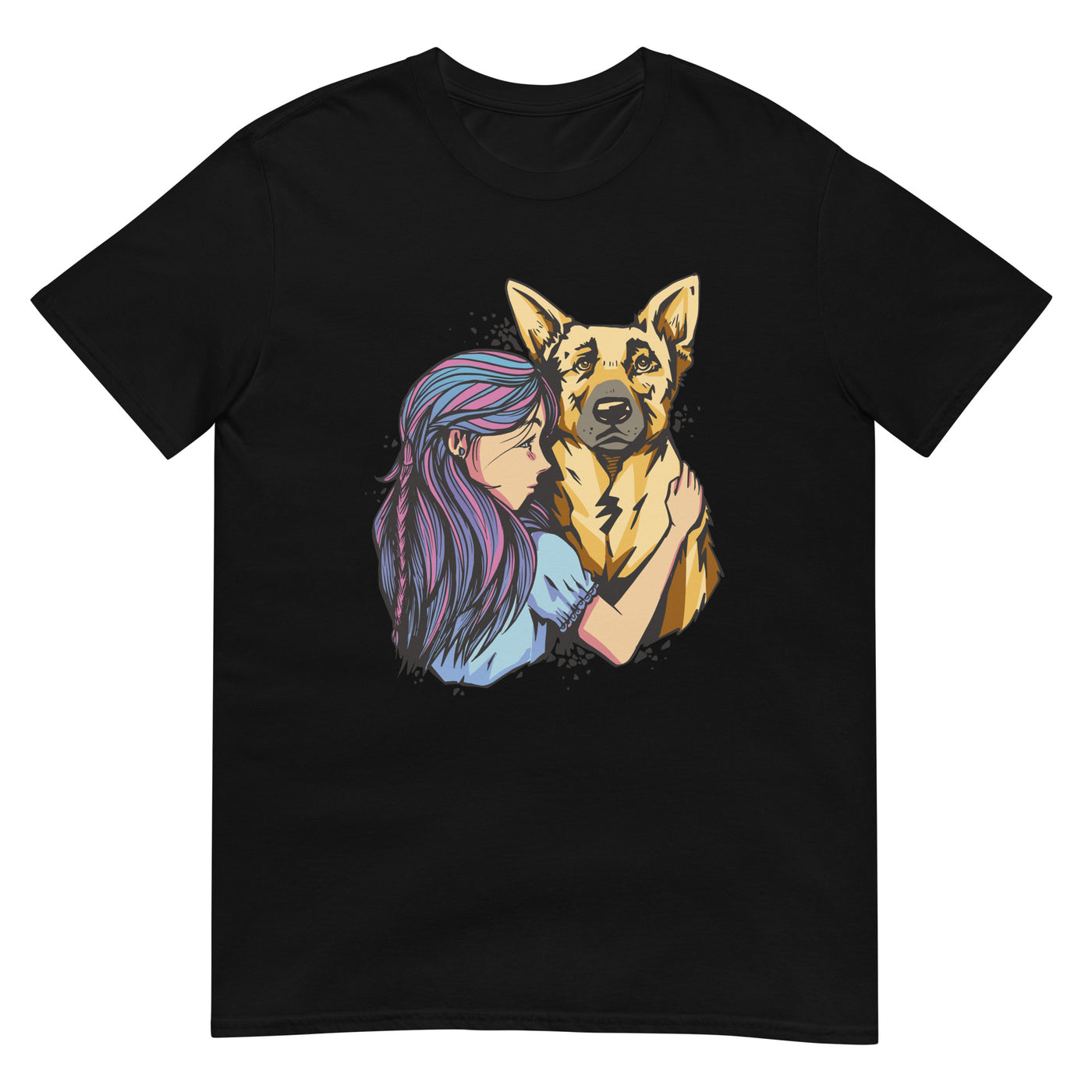 Hund und Mädchen - Dramatisch - Herren T-Shirt Other_Niches xxx yyy zzz Black