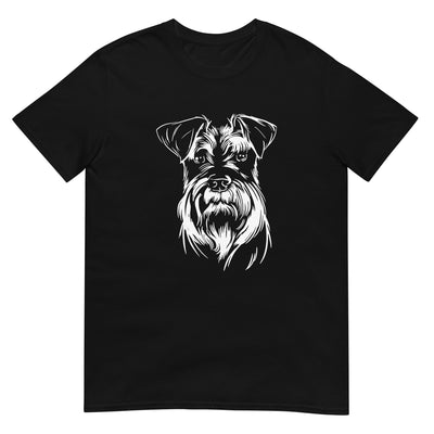 Hund monochromes Gesichtsporträt - Herren T-Shirt Other_Niches xxx yyy zzz Black