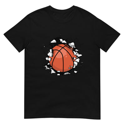 Explosiver Basketball durchbricht Wand - Herren T-Shirt Other_Niches xxx yyy zzz Black