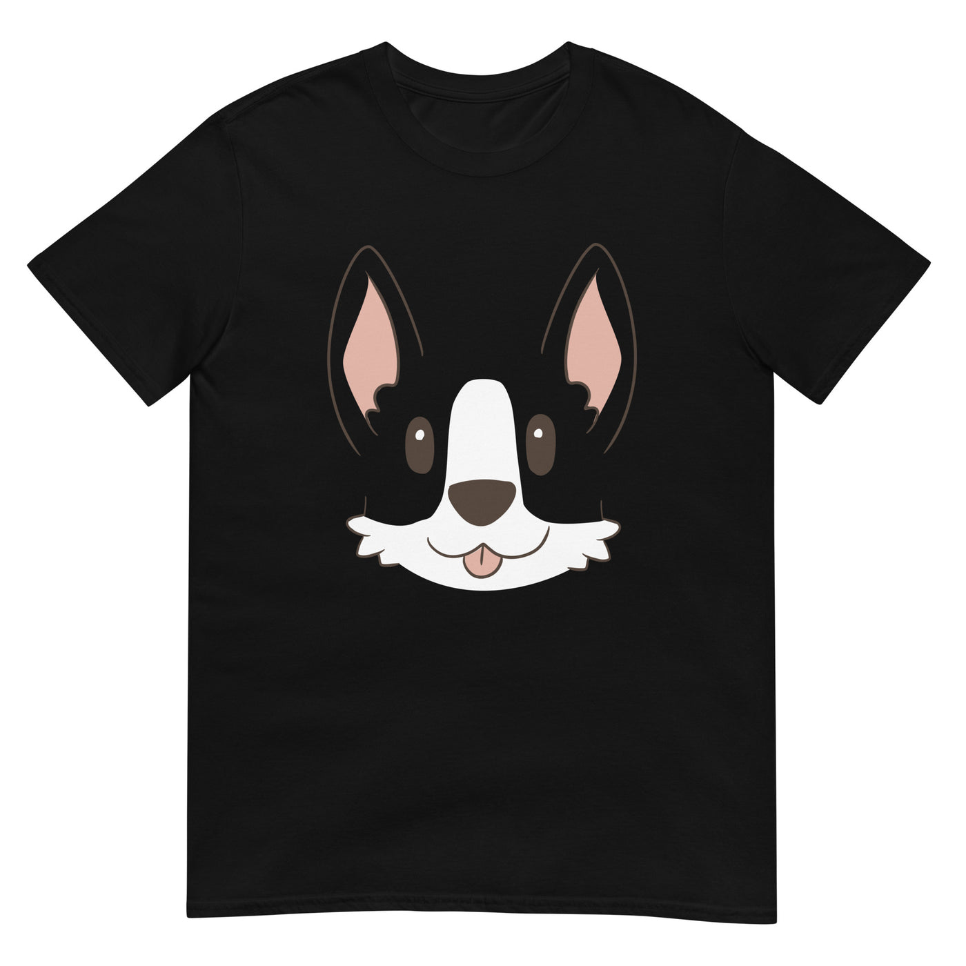 Gesicht eines Corgi Hundes - Porträt - Herren T-Shirt Other_Niches xxx yyy zzz Black