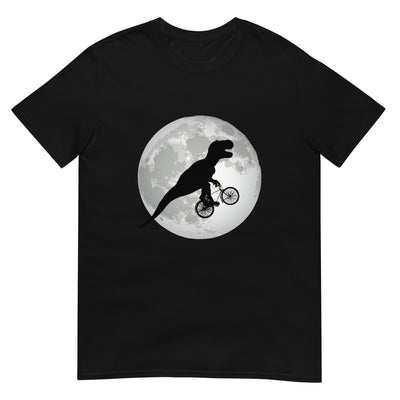 Fliegender T-Rex auf Mountainbike - Mond - Herren T-Shirt Other_Niches xxx yyy zzz Black