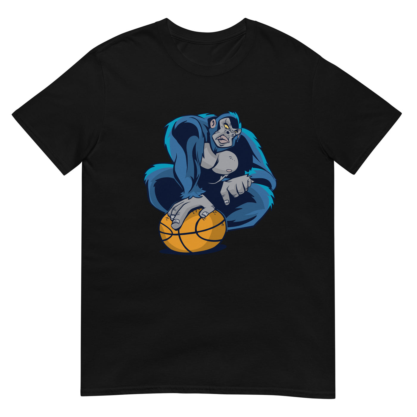 Gorilla mit Basketball - Dominant & Aggressiv - Herren T-Shirt Other_Niches xxx yyy zzz Black