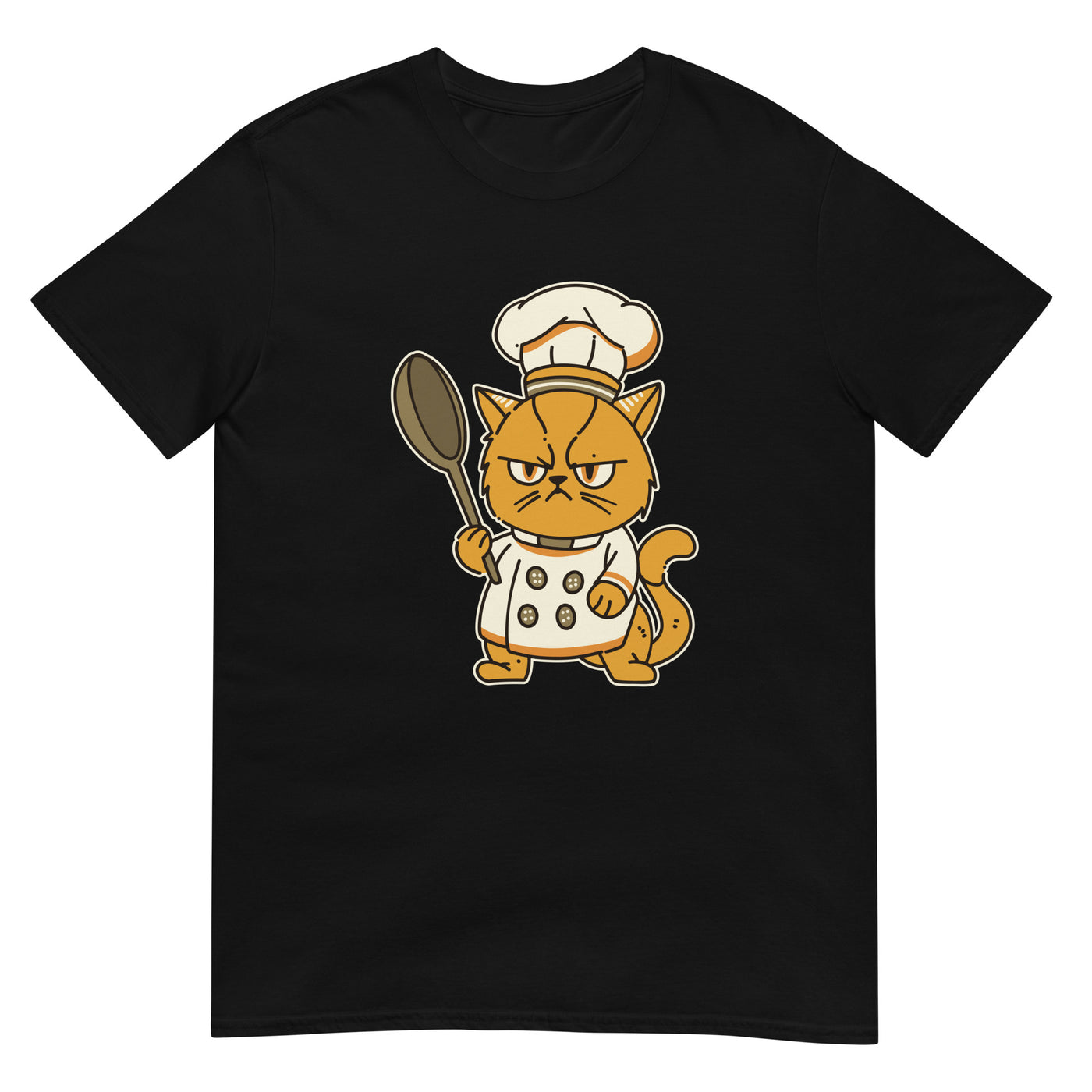 Mürrischer Kochchef-Katze - Herren T-Shirt Other_Niches xxx yyy zzz Black