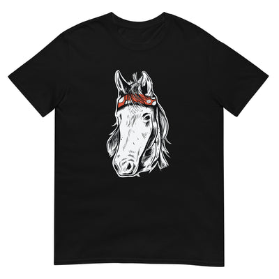 Handgezeichnetes Pferdegesichtsporträt - Herren T-Shirt Other_Niches xxx yyy zzz Black