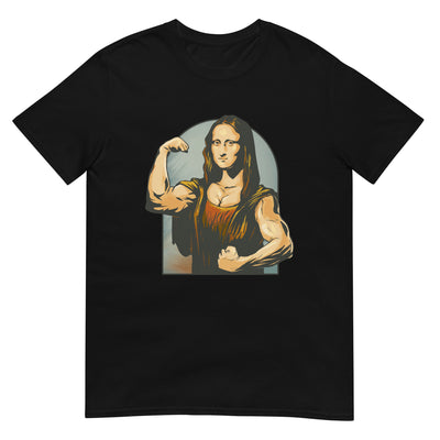 Mona Lisa mit Muskeln - Bodybuilding Fitness - Herren T-Shirt Other_Niches xxx yyy zzz Black