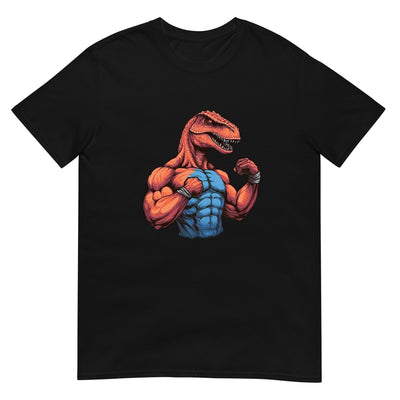 Muskulärer Velociraptor Dinosaurier bereit zum Kampf - Herren T-Shirt Other_Niches xxx yyy zzz Black