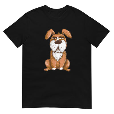 Ernster Hund sieht lustig aus - Herren T-Shirt Other_Niches xxx yyy zzz Black