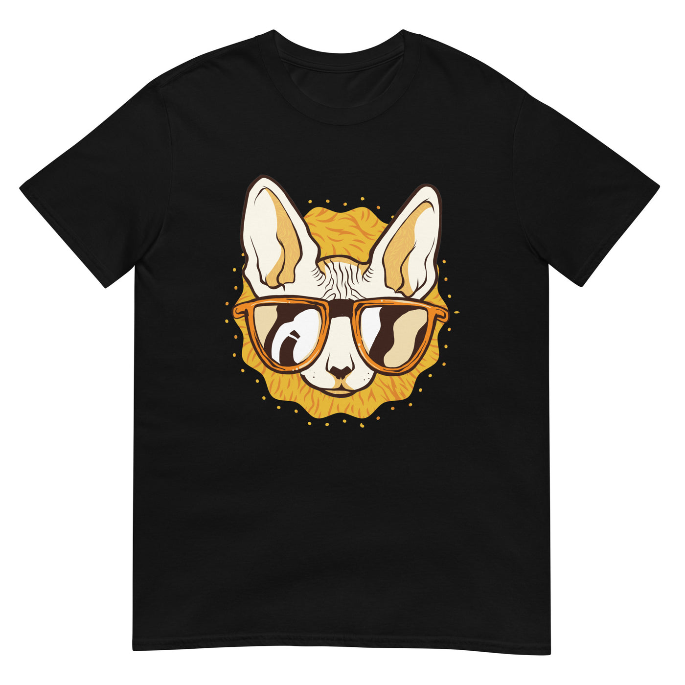 Sphynx-Hund mit Sonnenbrille - Gesichtsporträt - Herren T-Shirt Other_Niches xxx yyy zzz Black