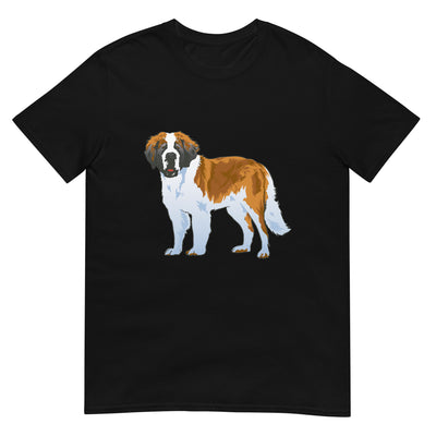 Stehender Bernhardiner Hund - Herren T-Shirt Other_Niches xxx yyy zzz Black