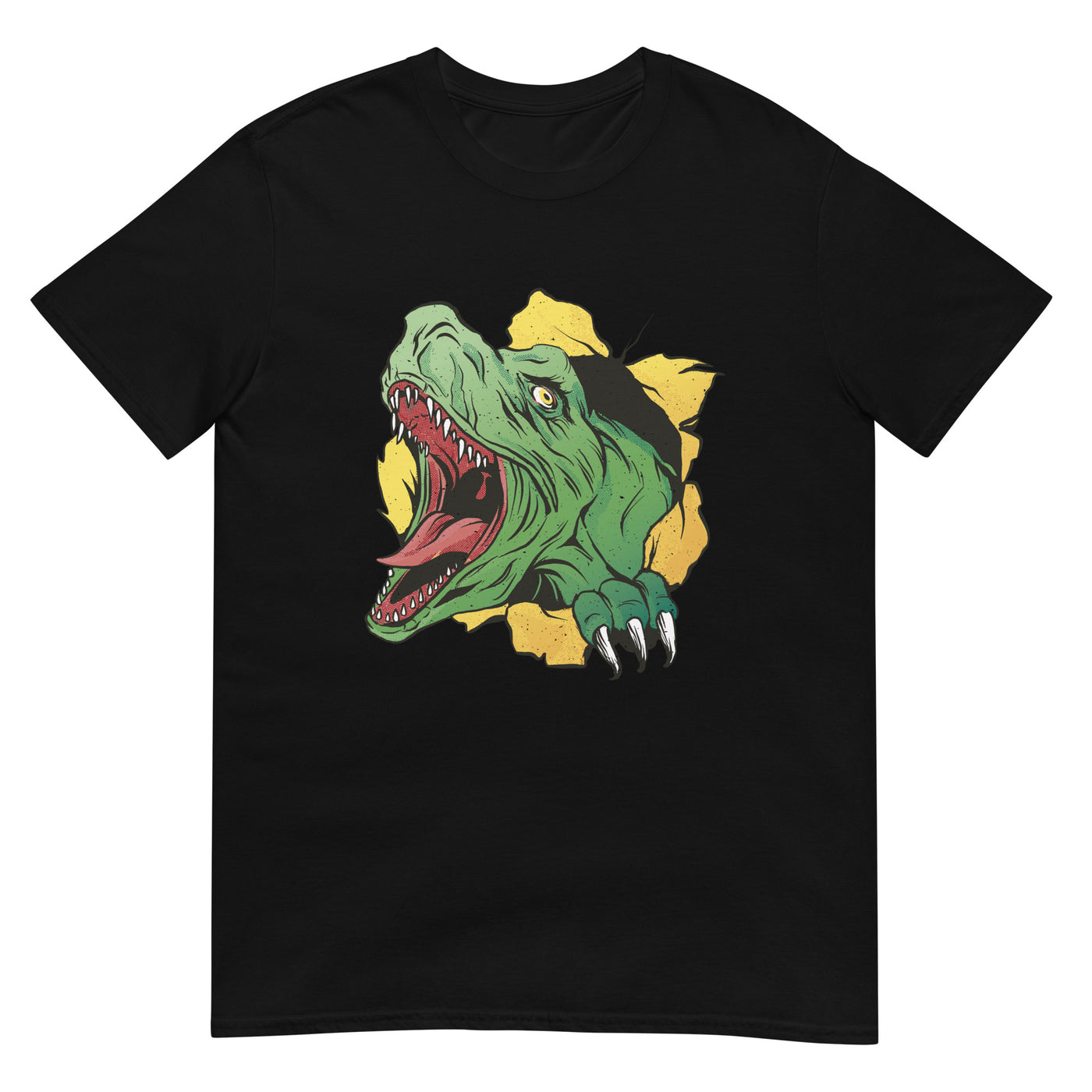 T-Rex Dinosaurier bricht aggressiv aus - Herren T-Shirt Other_Niches xxx yyy zzz Black