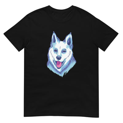 Weißer Schäferhund - Gesichtsporträt - Herren T-Shirt Other_Niches xxx yyy zzz Black