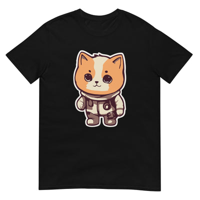 Abenteuerlustige Katze als Astronaut - Herren T-Shirt Other_Niches xxx yyy zzz Black