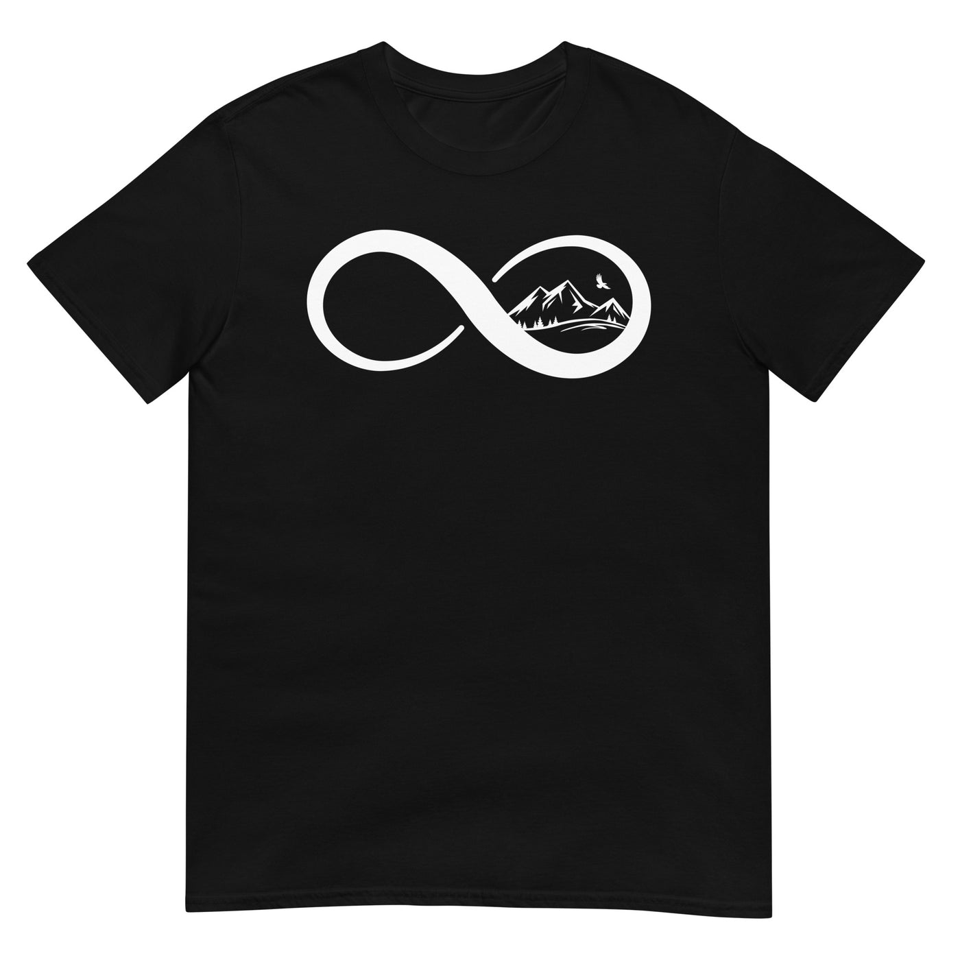 Infinity and Mountain - T-Shirt (Unisex) berge xxx yyy zzz Black
