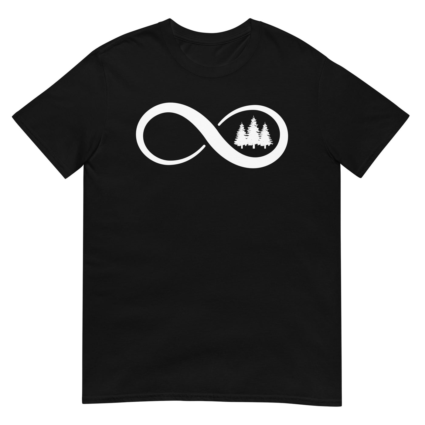 Infinity and Tree - T-Shirt (Unisex) camping xxx yyy zzz Black