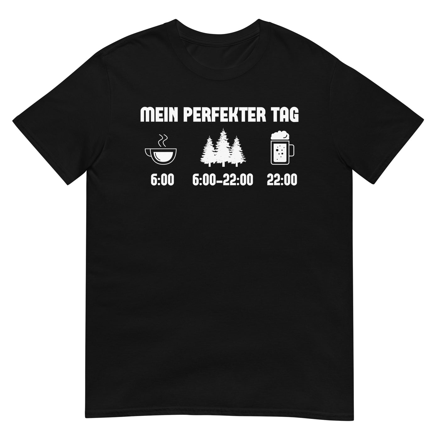 Mein Perfekter Tag 3 - T-Shirt (Unisex) camping xxx yyy zzz Black