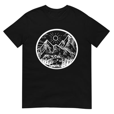 Berge - Camping Van - (12) - T-Shirt (Unisex) camping xxx yyy zzz Black