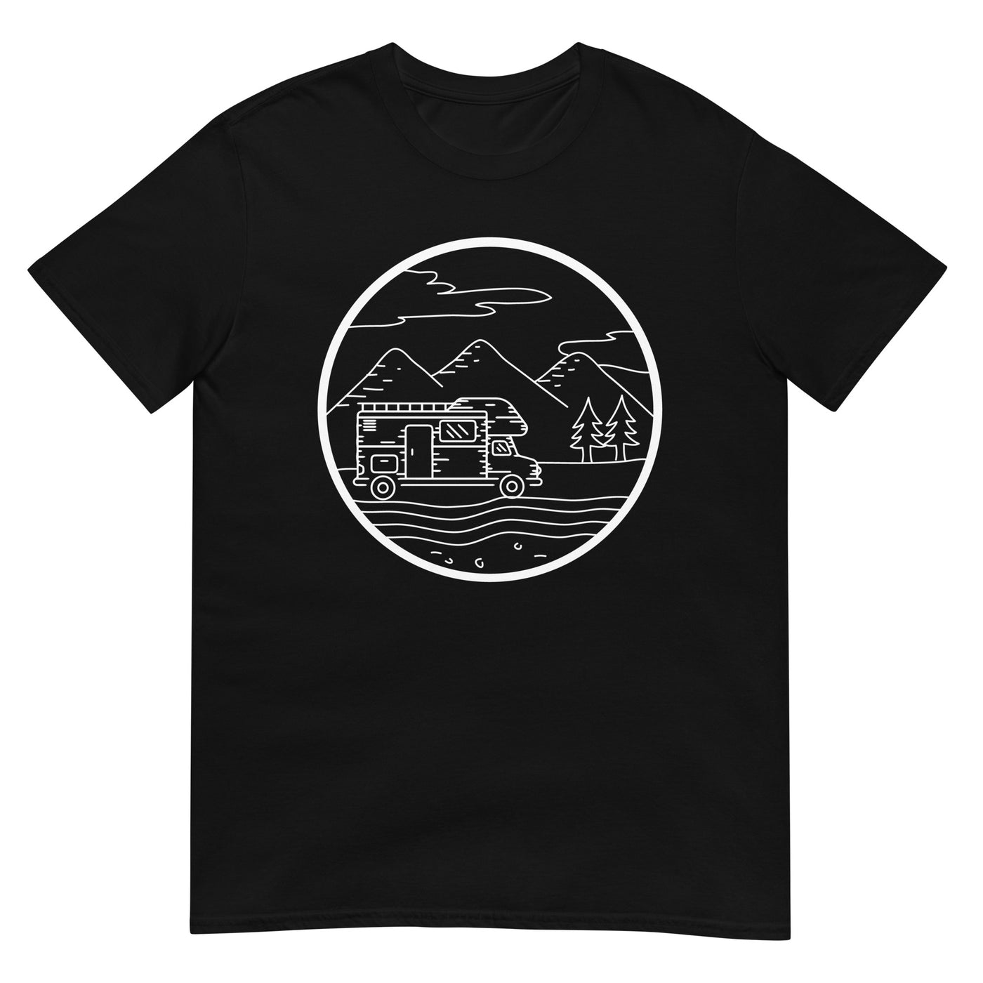 Berge - Camping Van - (13) - T-Shirt (Unisex) camping xxx yyy zzz Black