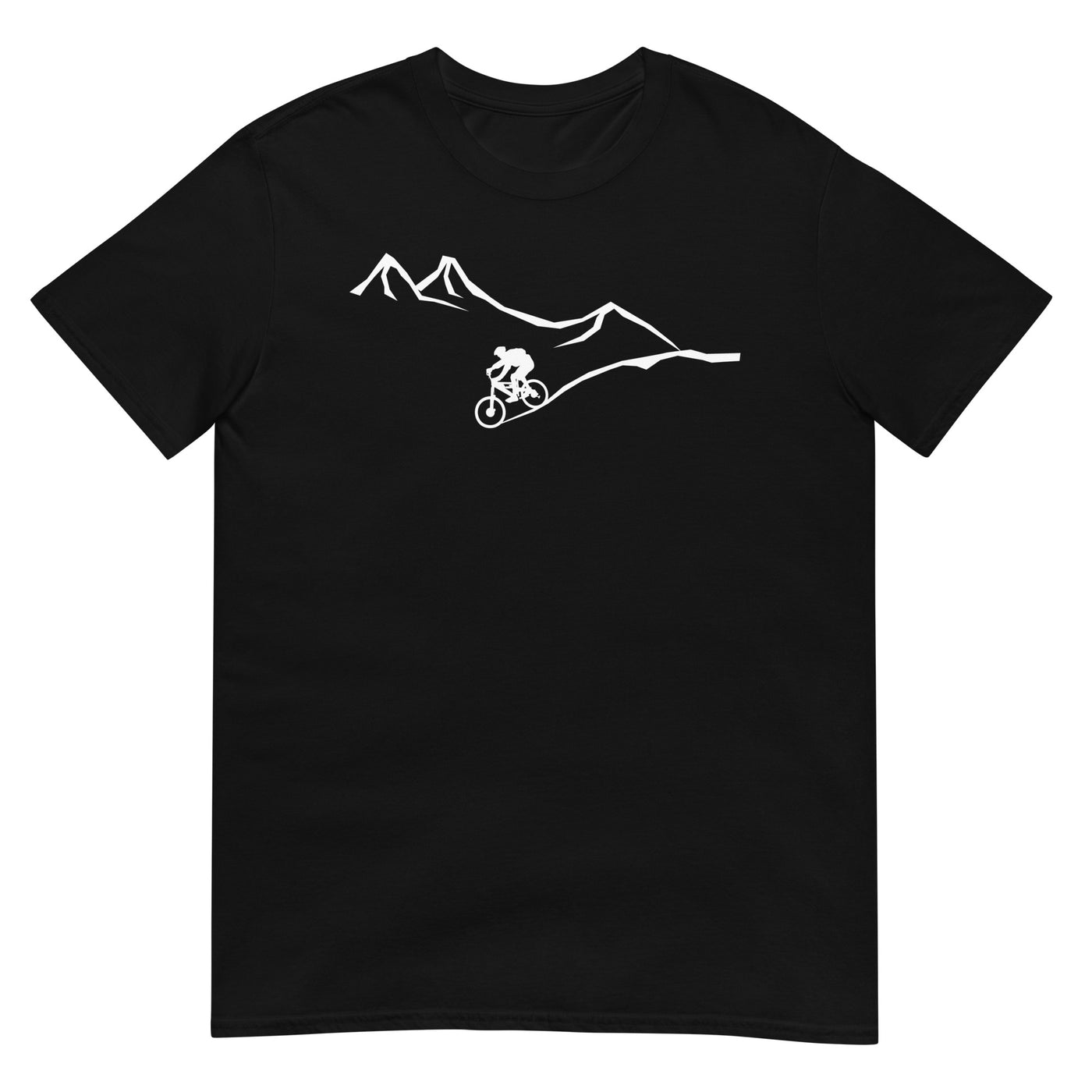 Berge - Kurve Linie - Radfahren - T-Shirt (Unisex) fahrrad xxx yyy zzz Black