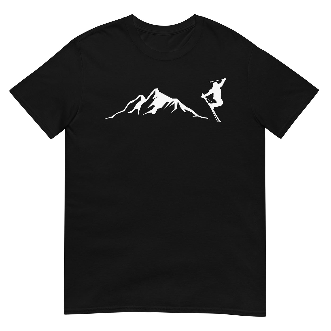 Berge - Skifahren - (14) - T-Shirt (Unisex) klettern ski xxx yyy zzz Black