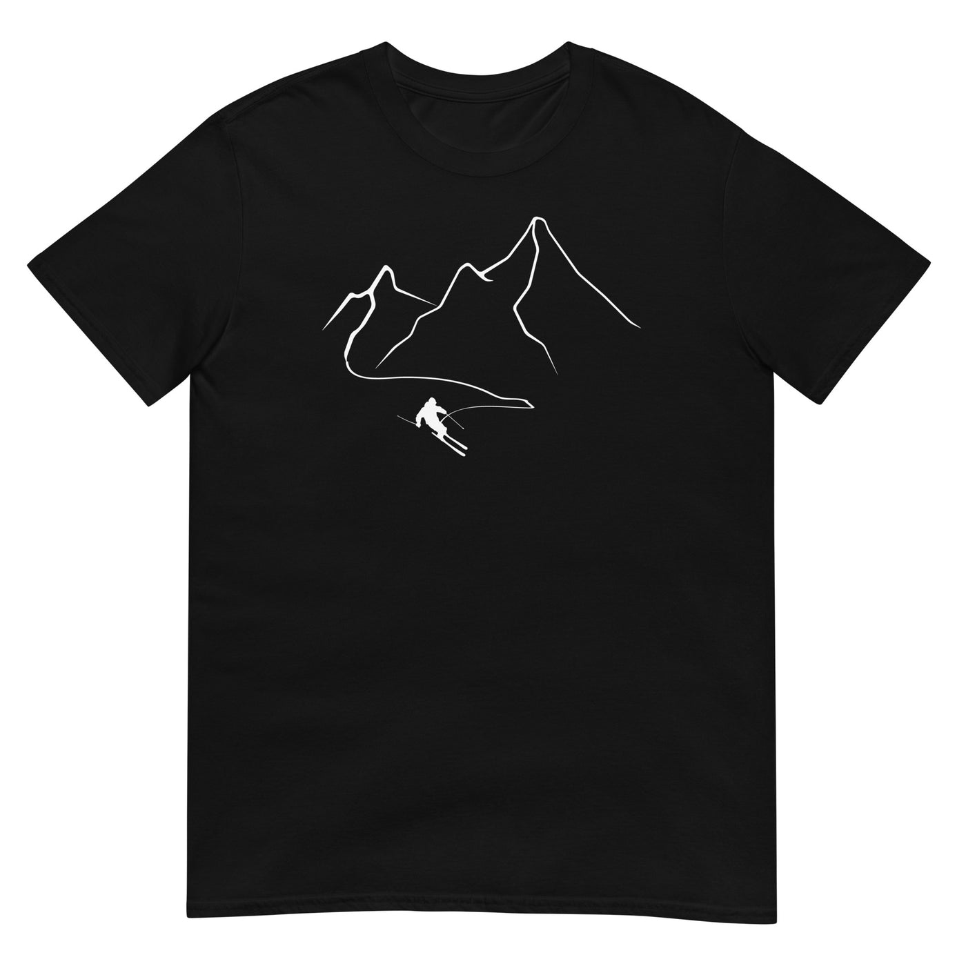 Berge - Skifahren - (32) - T-Shirt (Unisex) klettern ski xxx yyy zzz Black