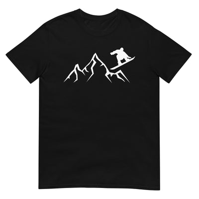 Berge - Snowboarding - (24) - T-Shirt (Unisex) snowboarden xxx yyy zzz Black