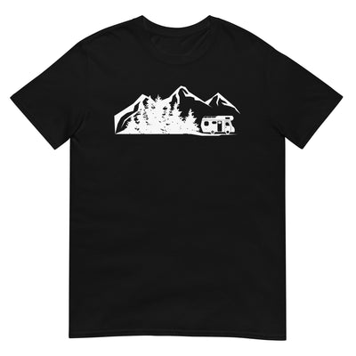 Berge - Bäume - Camping Van - T-Shirt (Unisex) camping xxx yyy zzz Black