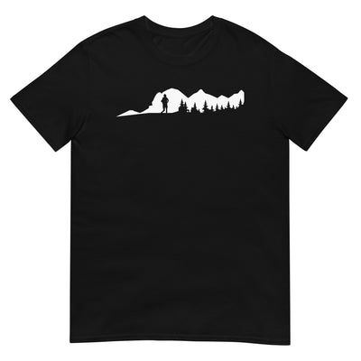 Berge - Bäume - Wandern - T-Shirt (Unisex) wandern xxx yyy zzz Black