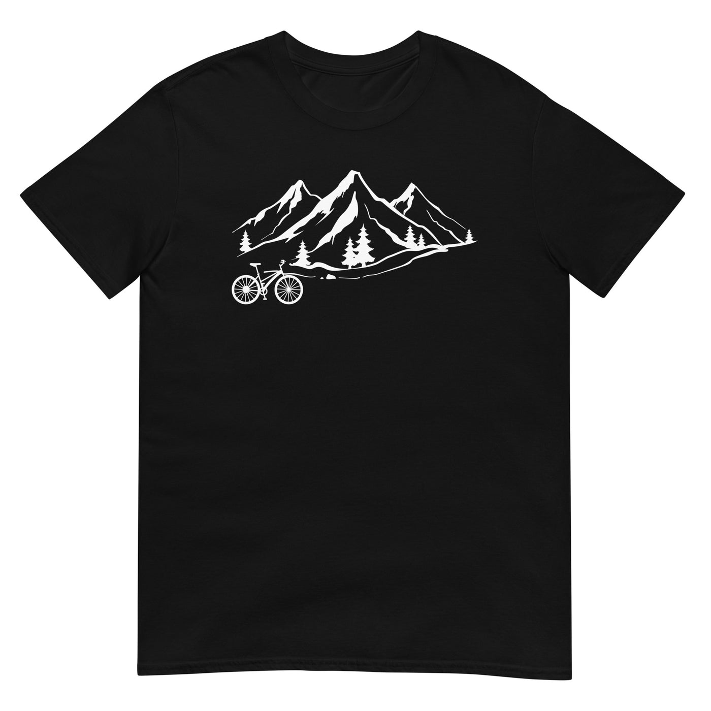 Berge 1 und Fahrrad - T-Shirt (Unisex) fahrrad xxx yyy zzz Black
