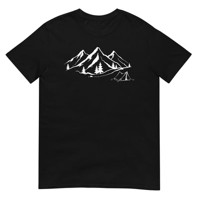 Berge 1 und Camping - T-Shirt (Unisex) camping xxx yyy zzz Black