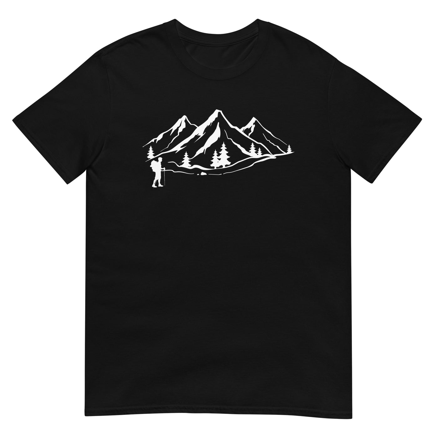 Berge 1 und Wandern - T-Shirt (Unisex) wandern xxx yyy zzz Black