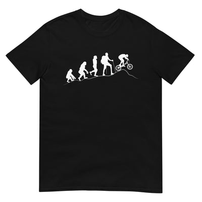 Mountainbike Evolution - (M) - T-Shirt (Unisex) xxx yyy zzz Black