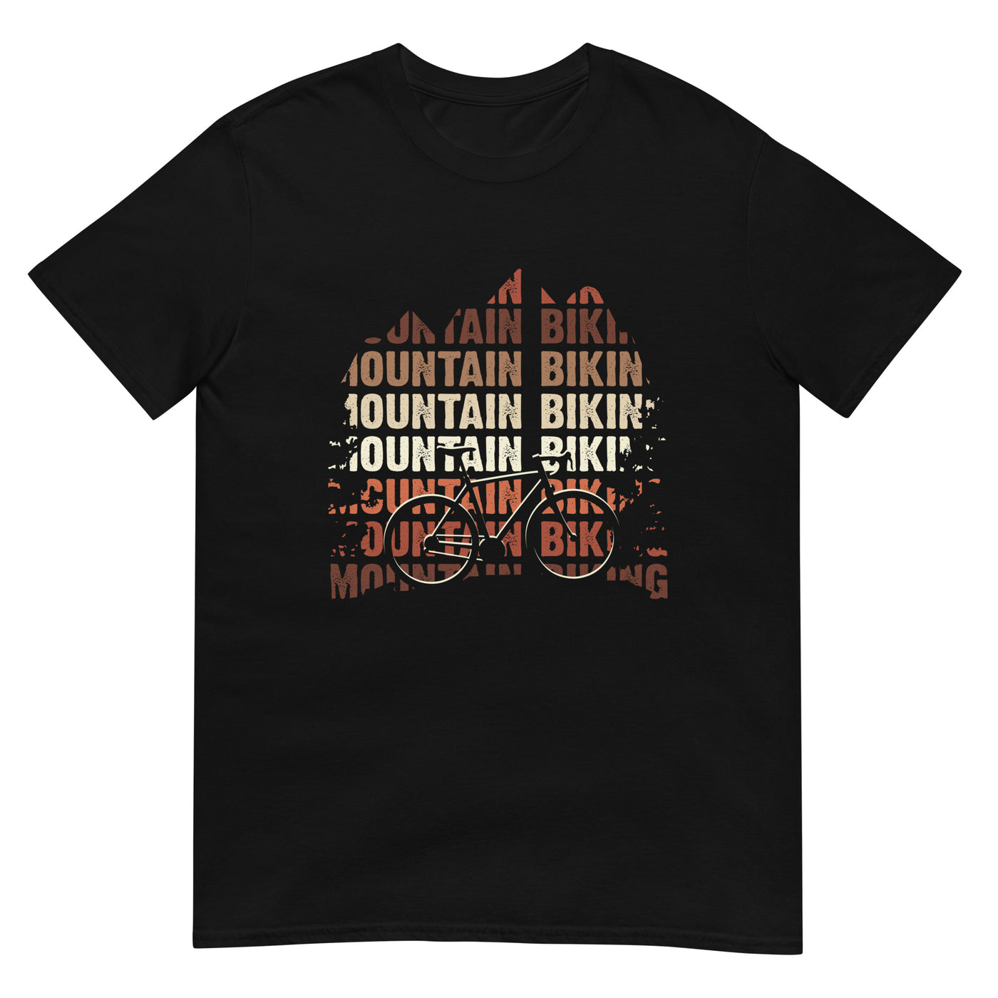 Mountainbiking - (M) - T-Shirt (Unisex) xxx yyy zzz Black