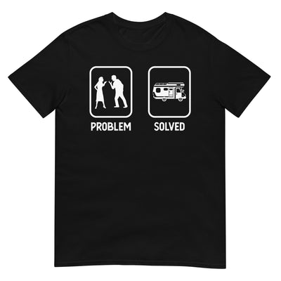 Problem Solved - Camping Van - T-Shirt (Unisex) camping xxx yyy zzz Black