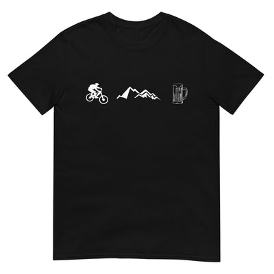 Radfahren, Berge und Bier - T-Shirt (Unisex) fahrrad xxx yyy zzz Black