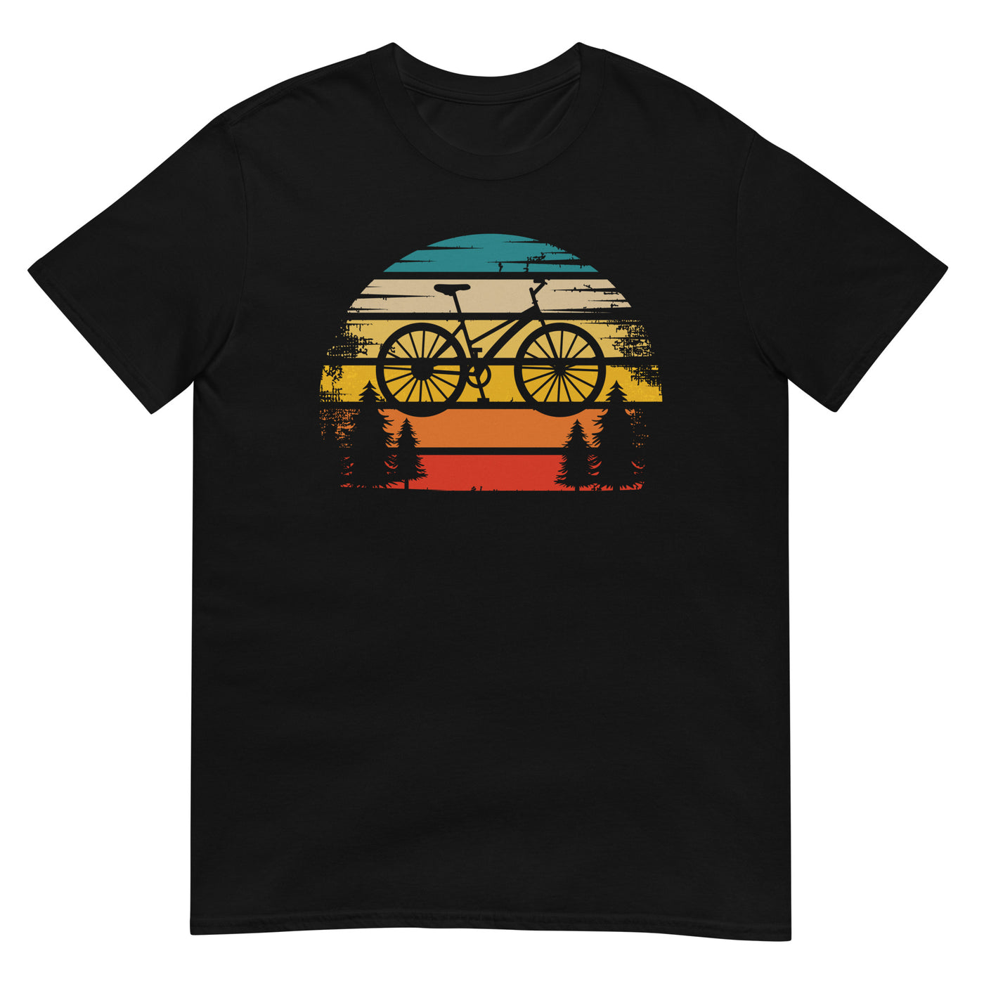Retro Sonne und Fahrrad - T-Shirt (Unisex) fahrrad xxx yyy zzz Black