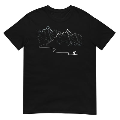 Schifahren - T-Shirt (Unisex) klettern ski xxx yyy zzz Black