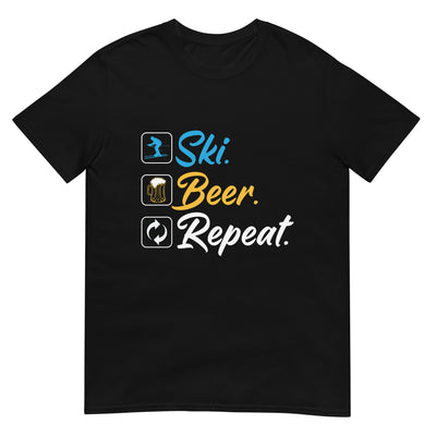 Ski. Bär. Repeat. - (S.K) - T-Shirt (Unisex) klettern xxx yyy zzz Black
