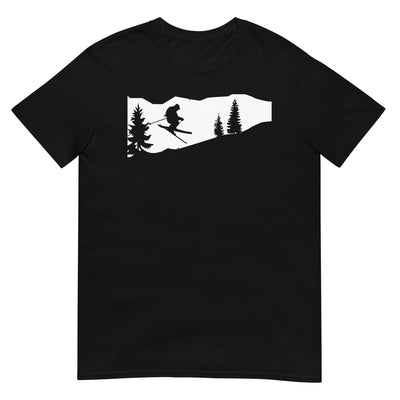 Skifahren_-__(51) - Unisex Basic Softstyle T-Shirt | Gildan 64000 klettern ski xxx yyy zzz Black