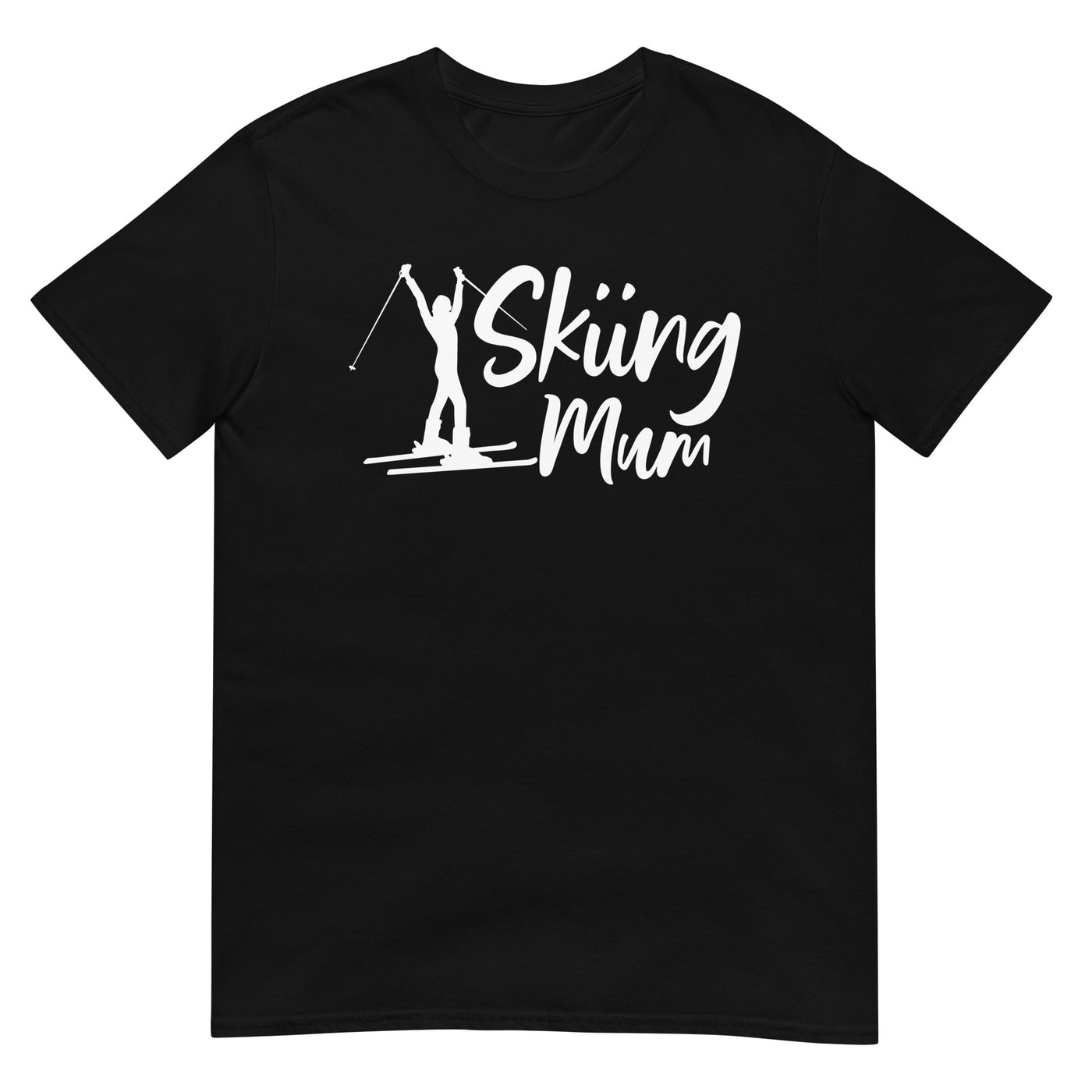 Skifahren Mum - T-Shirt (Unisex) klettern ski xxx yyy zzz Black