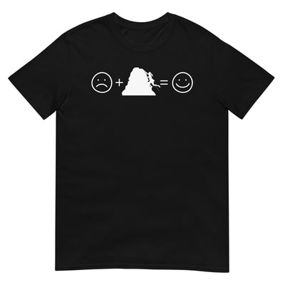 Lächelndes Gesicht und Klettern - T-Shirt (Unisex) klettern xxx yyy zzz Black