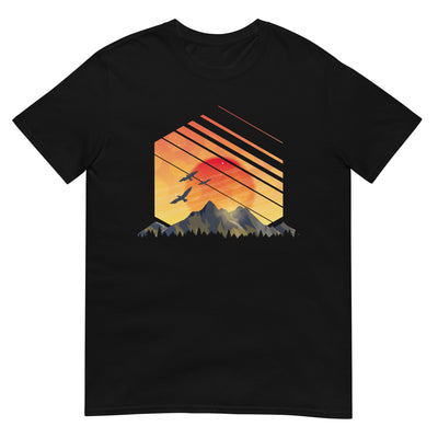 Sonnenaufgang Alpen - T-Shirt (Unisex) berge xxx yyy zzz Black
