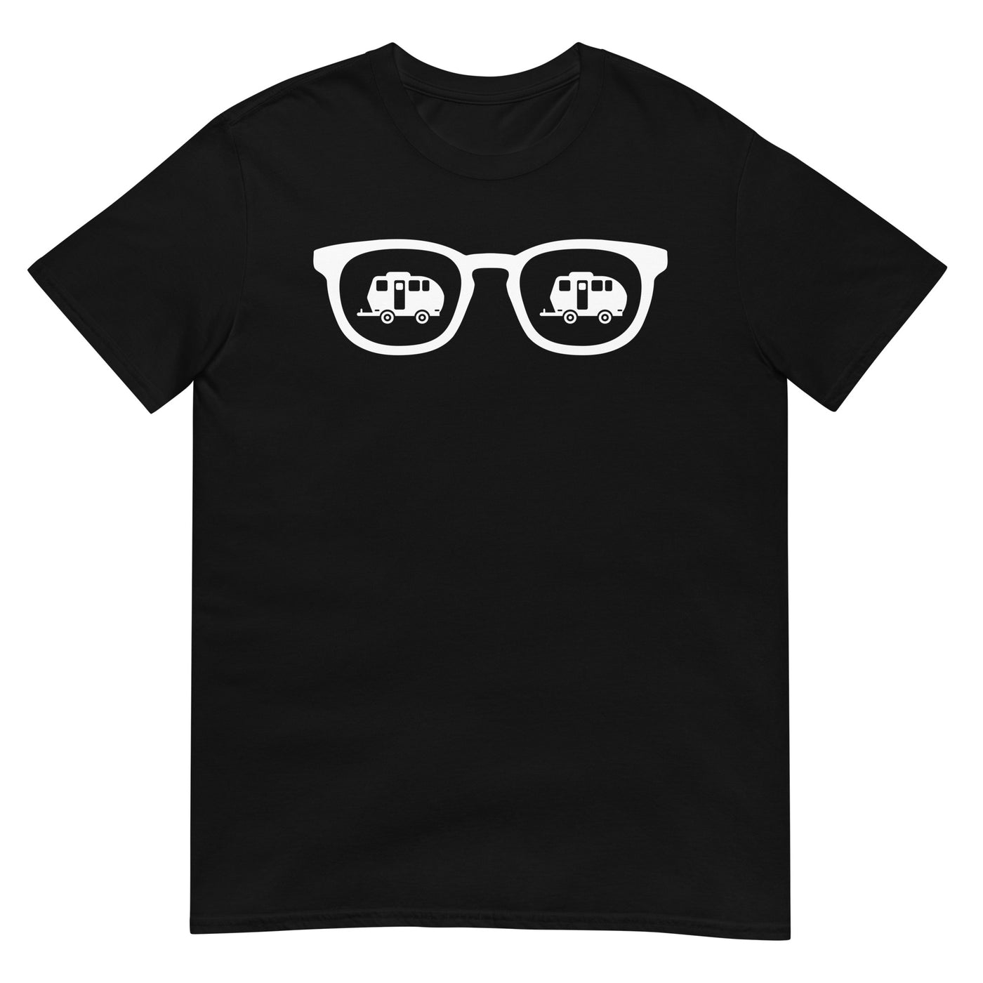 Sonnenbrille und Camping 2 - T-Shirt (Unisex) camping xxx yyy zzz Black