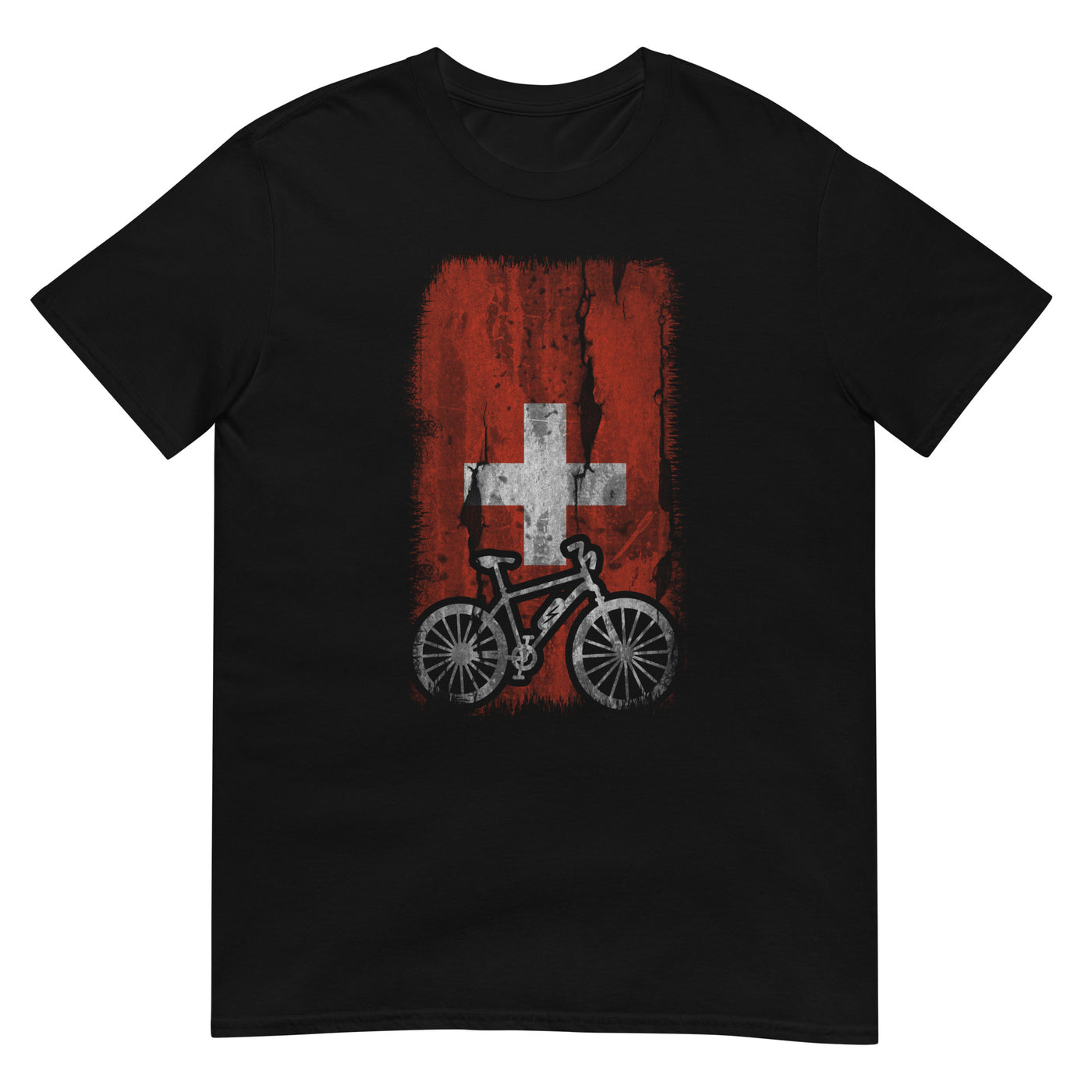 Schweizer Flagge und Ebike - T-Shirt (Unisex) e-bike xxx yyy zzz Black