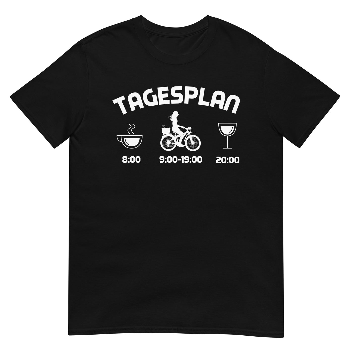 Tagesplan - T-Shirt (Unisex) fahrrad xxx yyy zzz Black