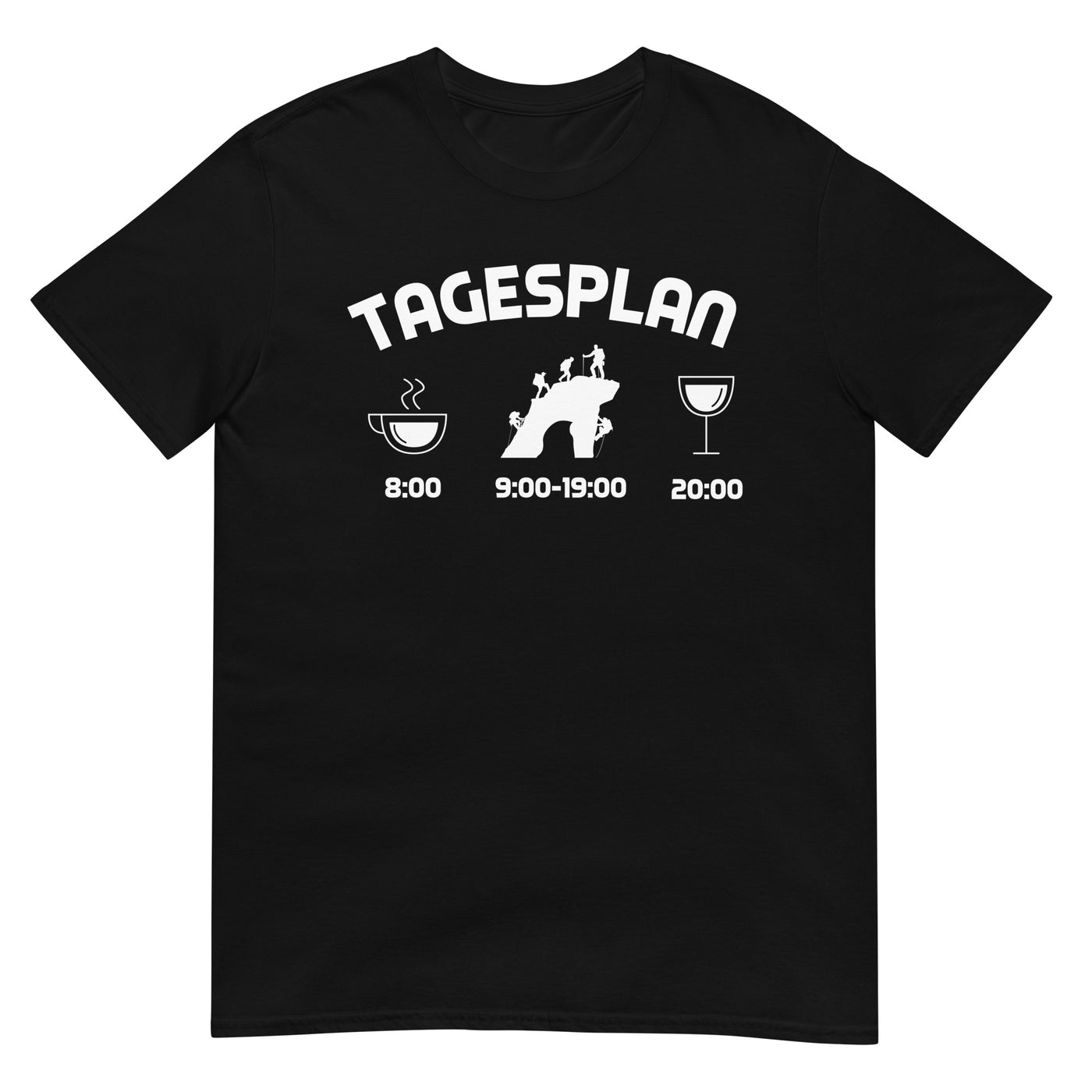 Tagesplan - (K) - T-Shirt (Unisex) klettern xxx yyy zzz Black