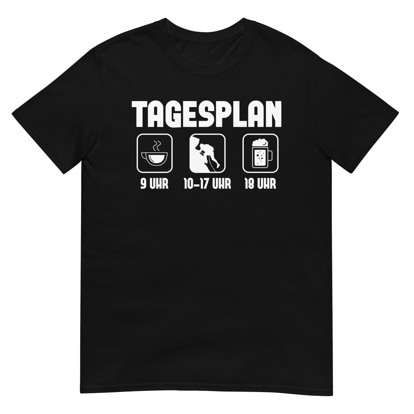 Tagesplan - (K) - T-Shirt (Unisex) klettern xxx yyy zzz Black