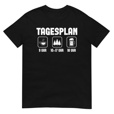 Tagesplan 3 - - T-Shirt (Unisex) camping xxx yyy zzz Black