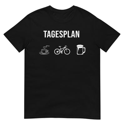 Tagesplan Kaffee, Fahrrad und Bier - T-Shirt (Unisex) fahrrad xxx yyy zzz Black